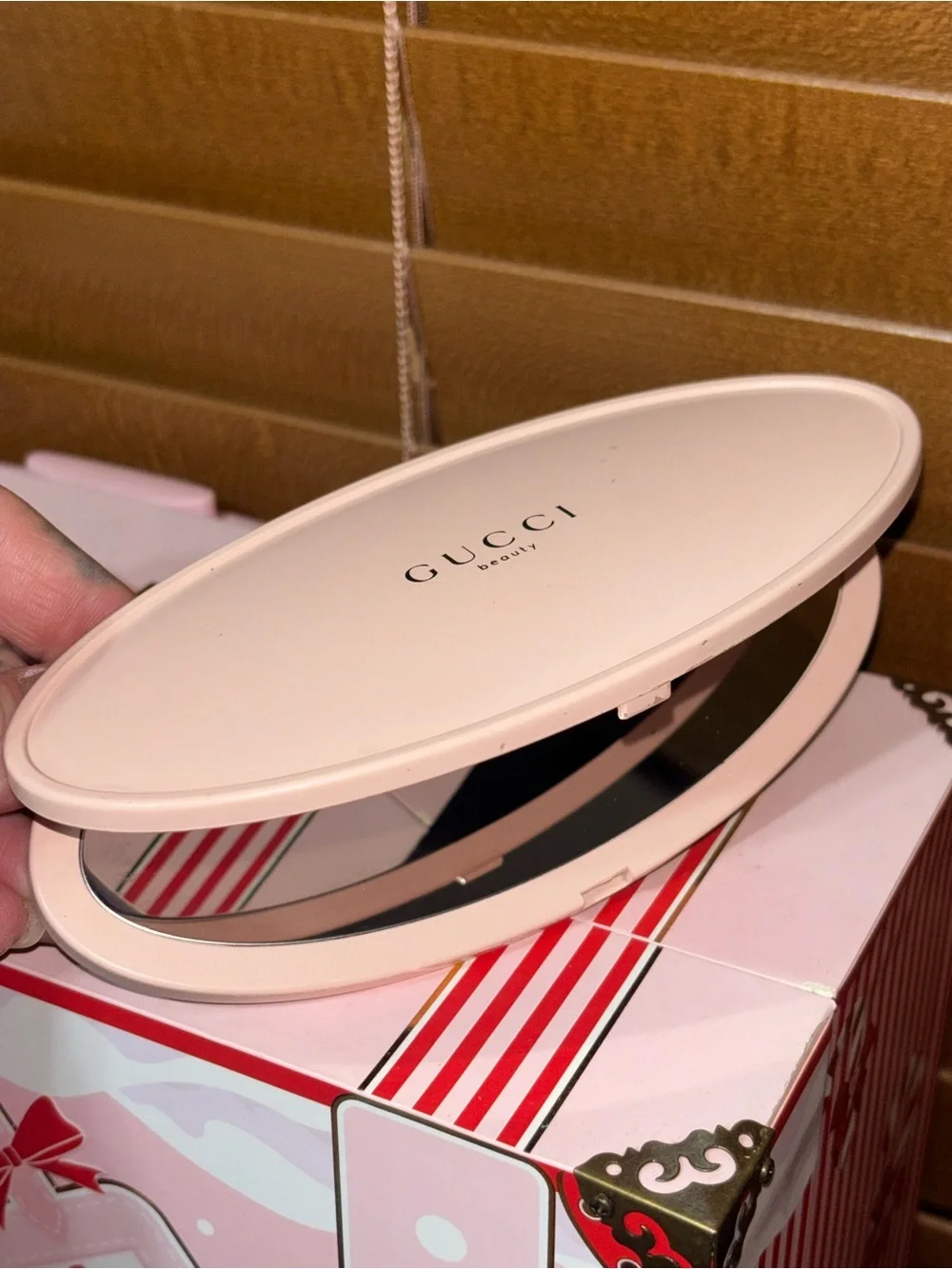 Gucci Compact Mirror with Stand